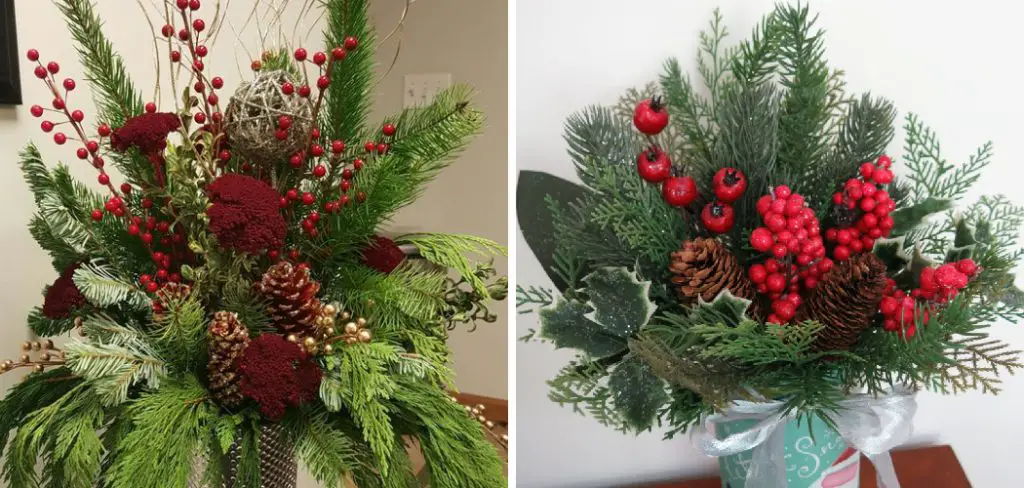 How to Make Christmas Floral Arrangements
