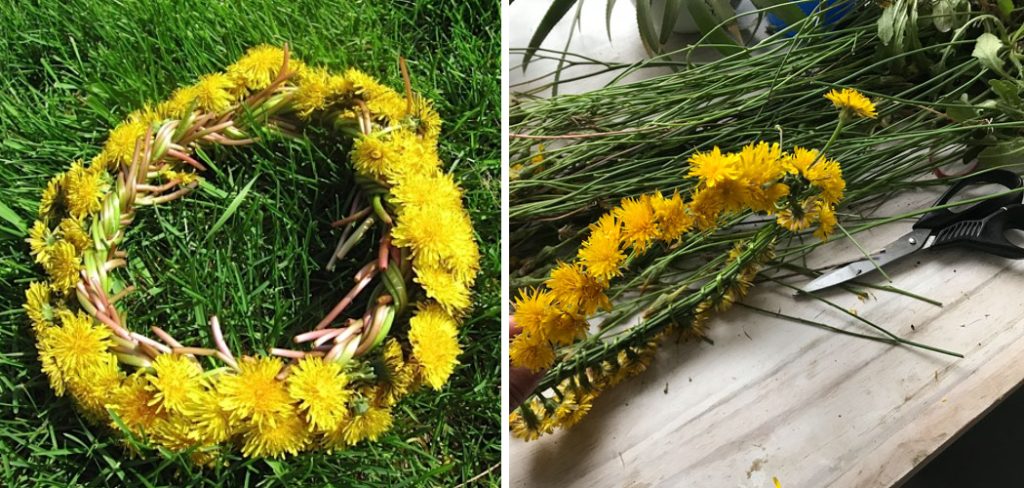 How to Make Dandelion Flower Crown