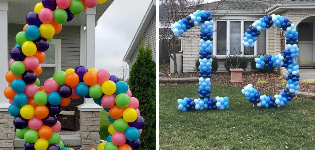 How to Make a Balloon Number Sculpture
