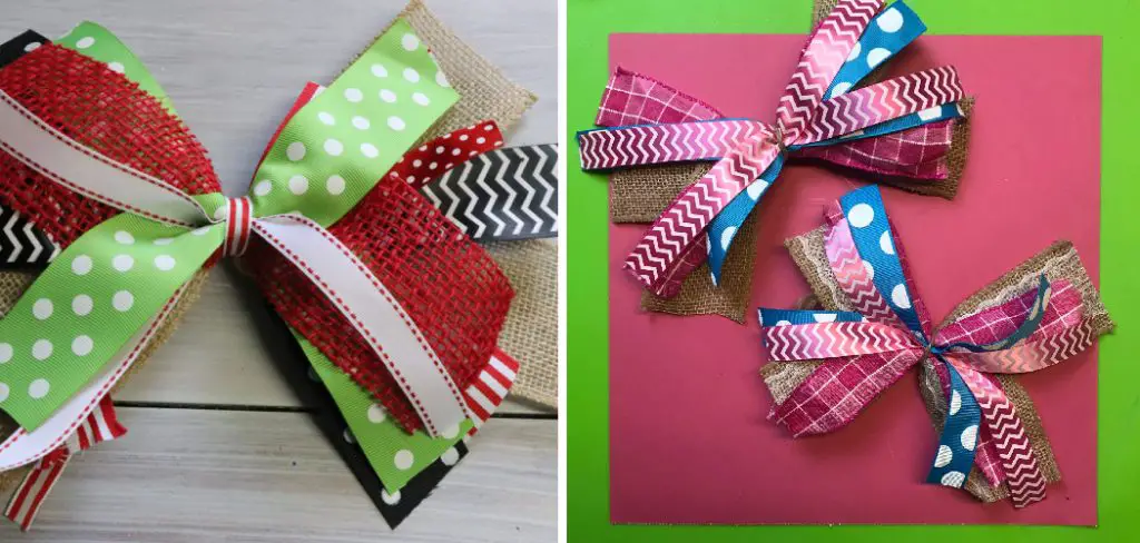 How to Make a Layered Bow With Ribbon