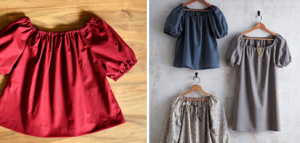 How to Make a Peasant Blouse Without a Pattern