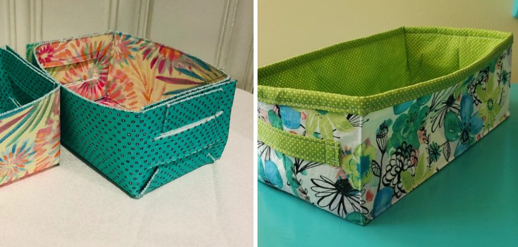 How to Make a Rectangular Fabric Basket