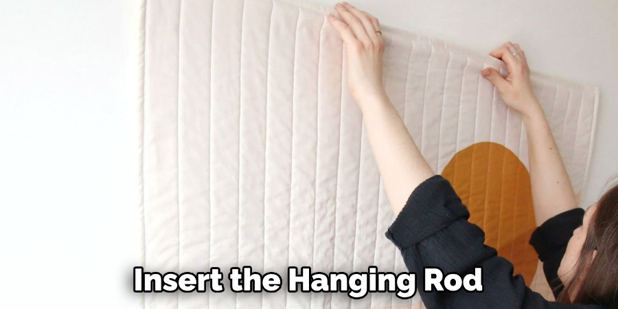 Insert the Hanging Rod