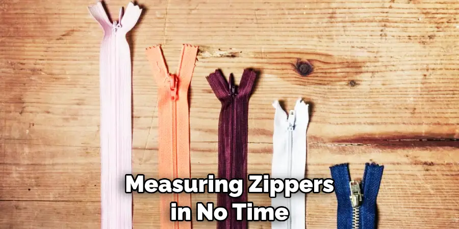 Measuring Zippers in No Time
