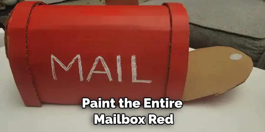 Paint the Entire Mailbox Red