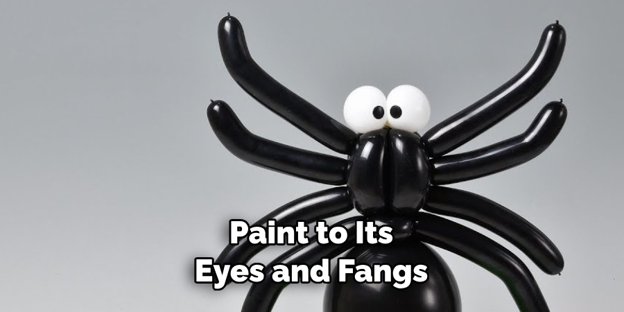 Paint to Its Eyes and Fangs