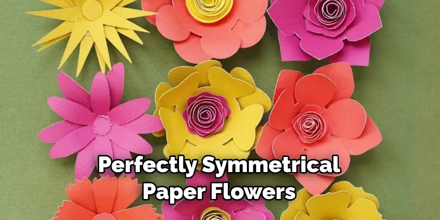 Perfectly Symmetrical Paper Flowers