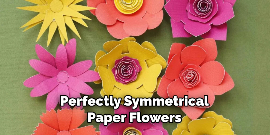 Perfectly Symmetrical Paper Flowers