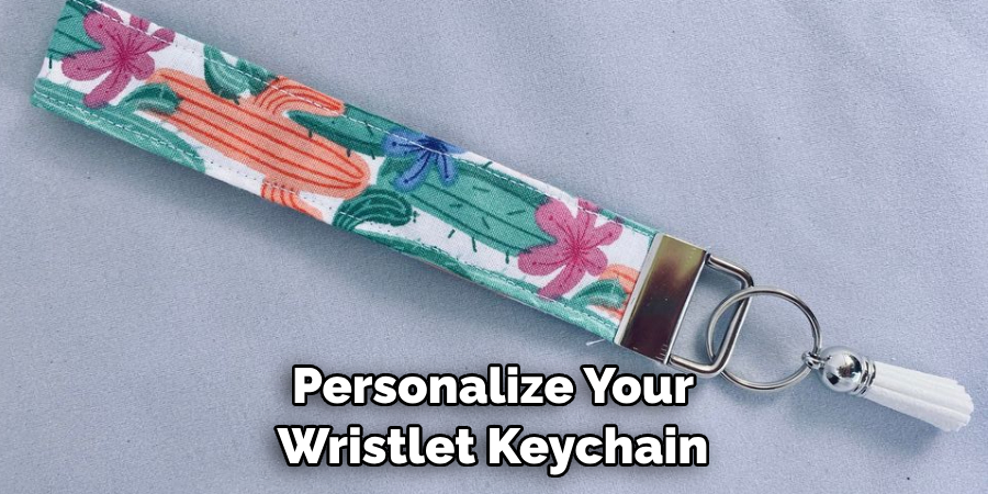 Personalize Your Wristlet Keychain