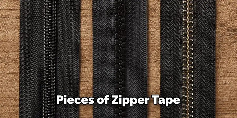 Pieces of Zipper Tape