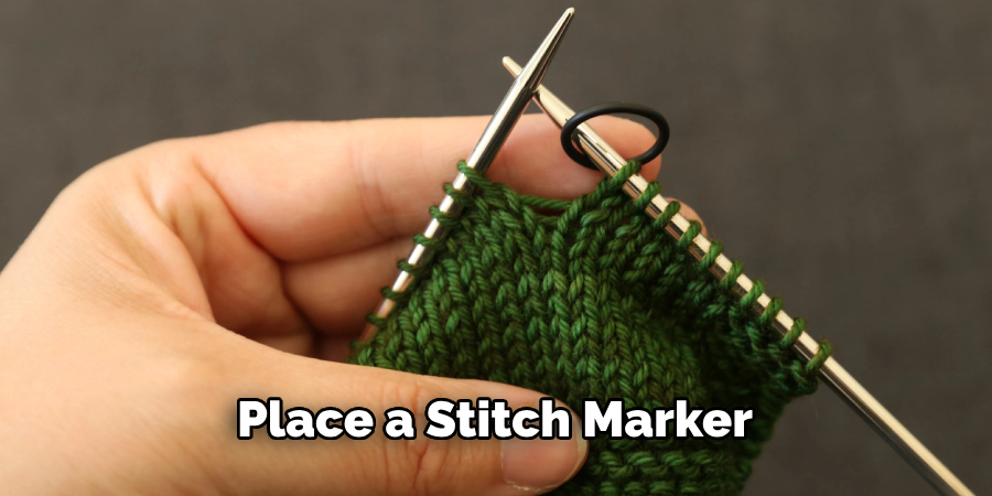 Place a Stitch Marker