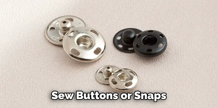 Sew Buttons or Snaps