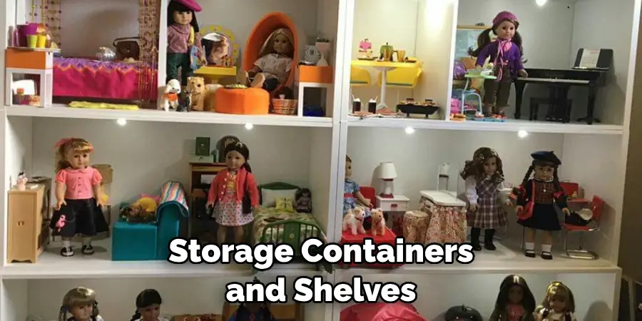 Storage Containers and Shelves