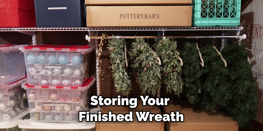 Storing Your Finished Wreath