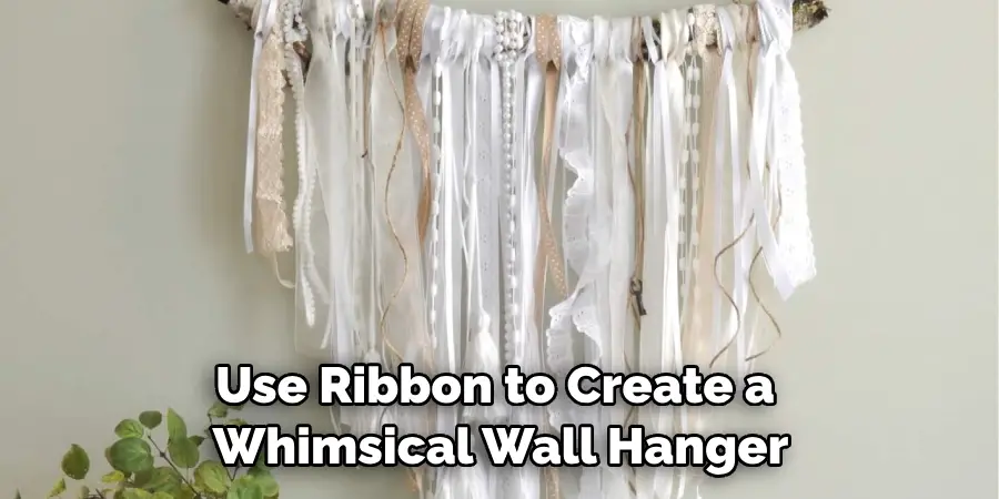 Use Ribbon to Create a Whimsical Wall Hanger