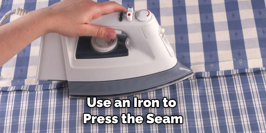 Use an Iron to Press the Seam