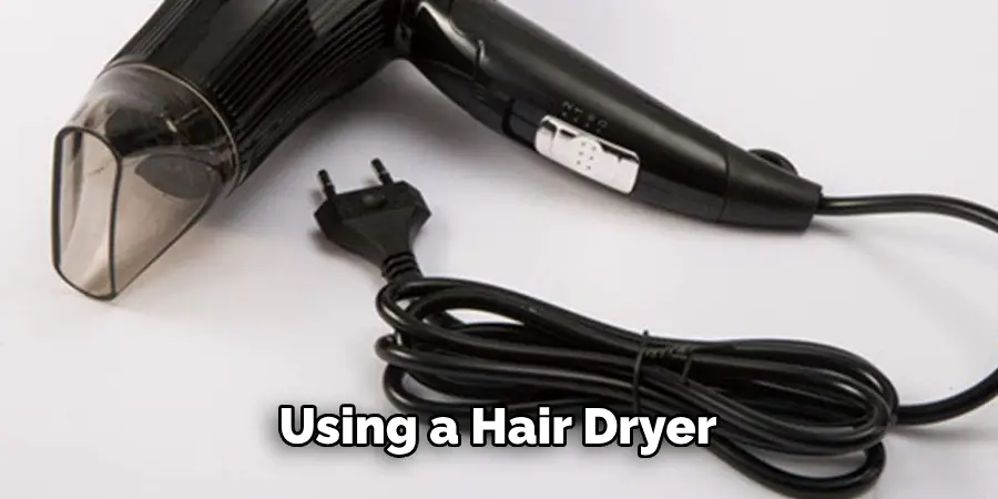 Using a Hair Dryer