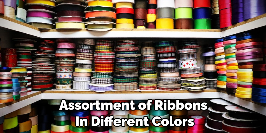 Assortment of Ribbons in Different Colors