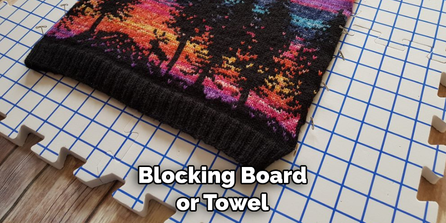 Blocking Board or Towel