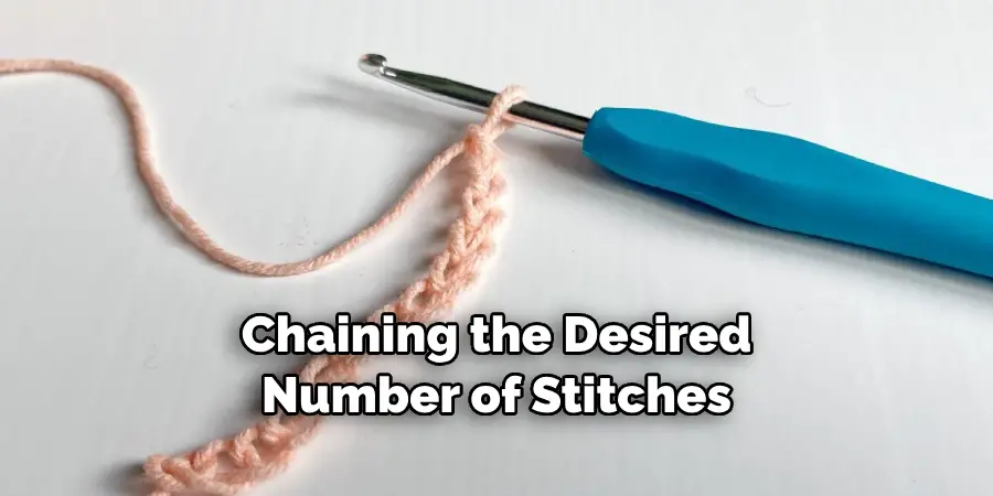 Chaining the Desired Number of Stitches