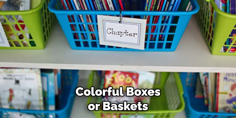 Colorful Boxes or Baskets