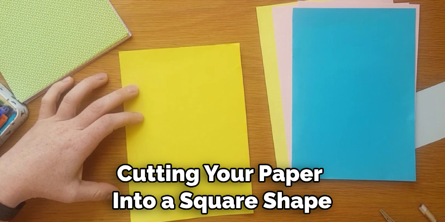 Cutting Your Paper Into a Square Shape