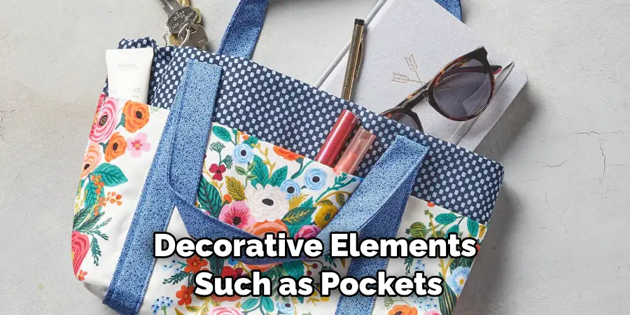 Decorative Elements Such as Pockets