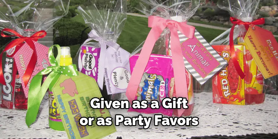 Given as a Gift or as Party Favors