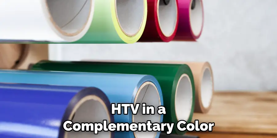 HTV in a Complementary Color