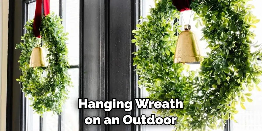 Hanging Wreath on an Outdoor