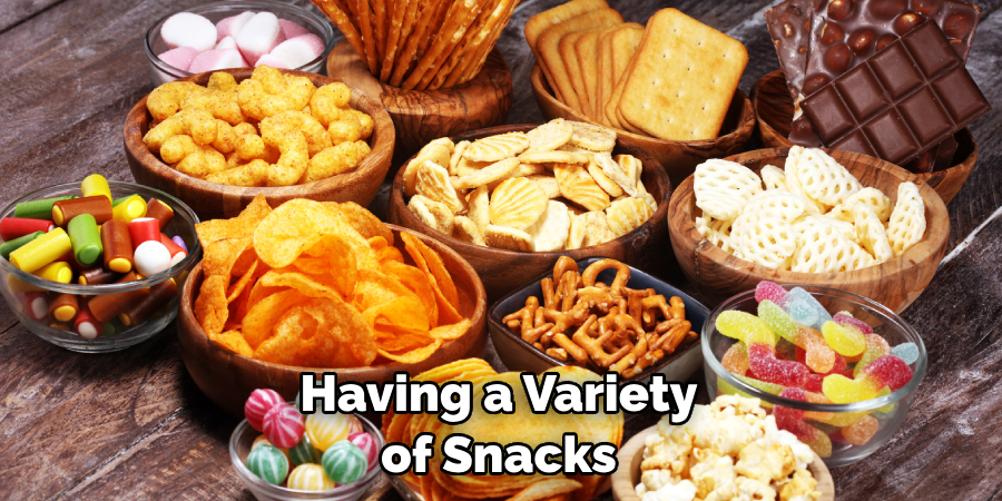 Having a Variety of Snacks