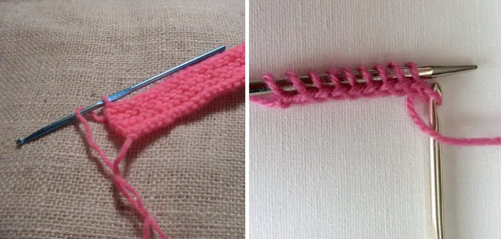 How to Crochet With a Knitting Needle
