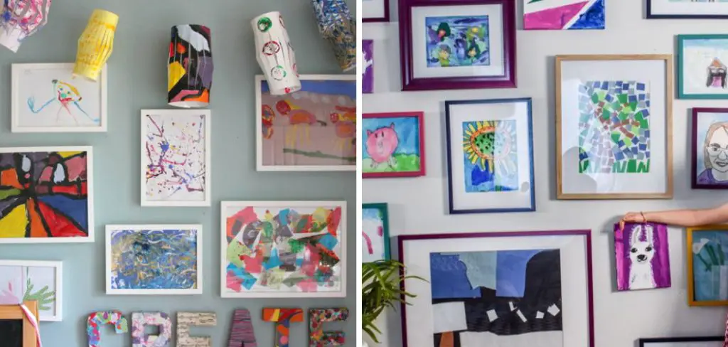 How to Display Children's Art at Home