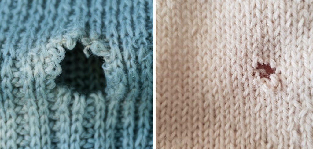 How to Fix a Hole in a Sweater without Sewing