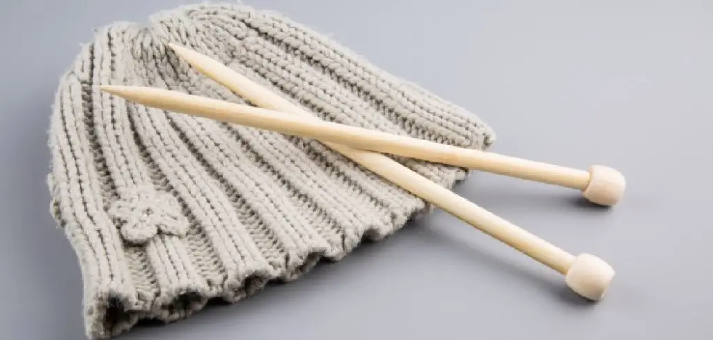 How to Knit a Hat With Straight Needles