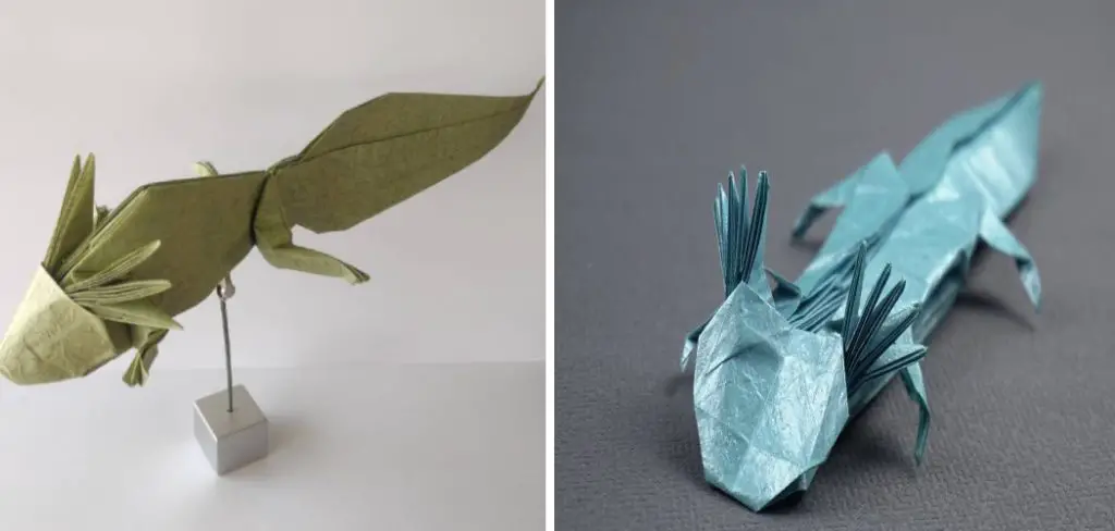 How to Make Origami Axolotl