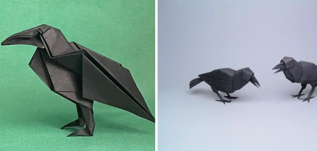 How to Make a Origami Crow