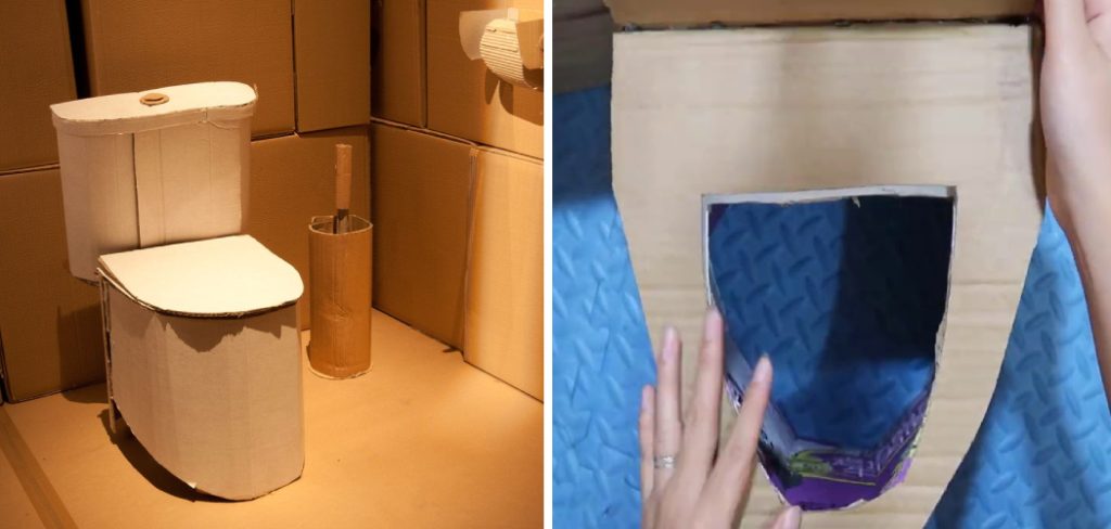 How to Make a Toilet Out of Cardboard