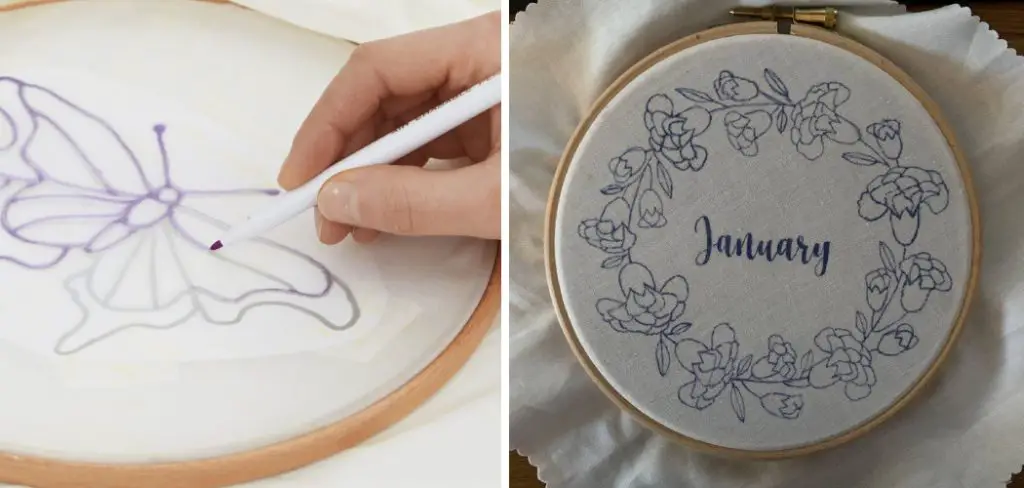 How to Trace Embroidery Pattern Onto Fabric