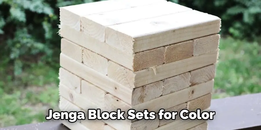 Jenga Block Sets for Color