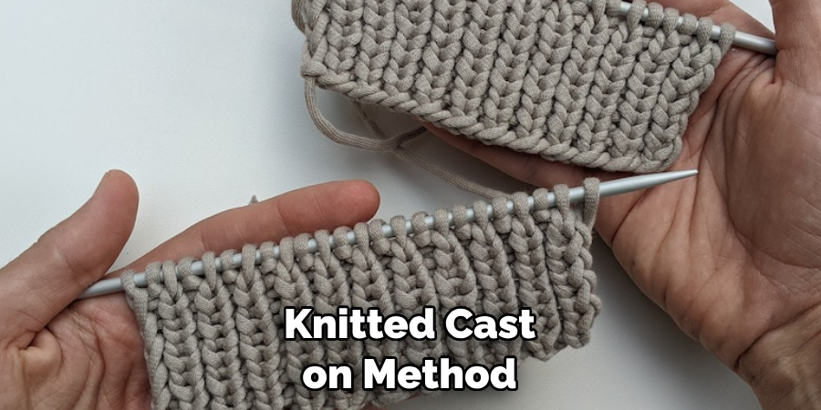 Knitted Cast on Method