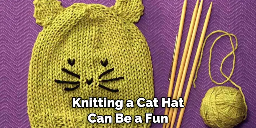 Knitting a Cat Hat Can Be a Fun