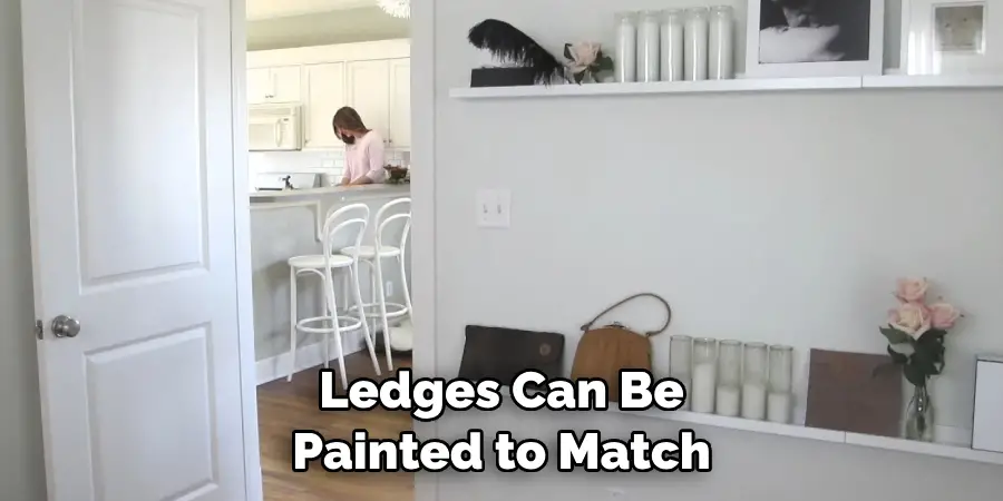 Ledges Can Be Painted to Match