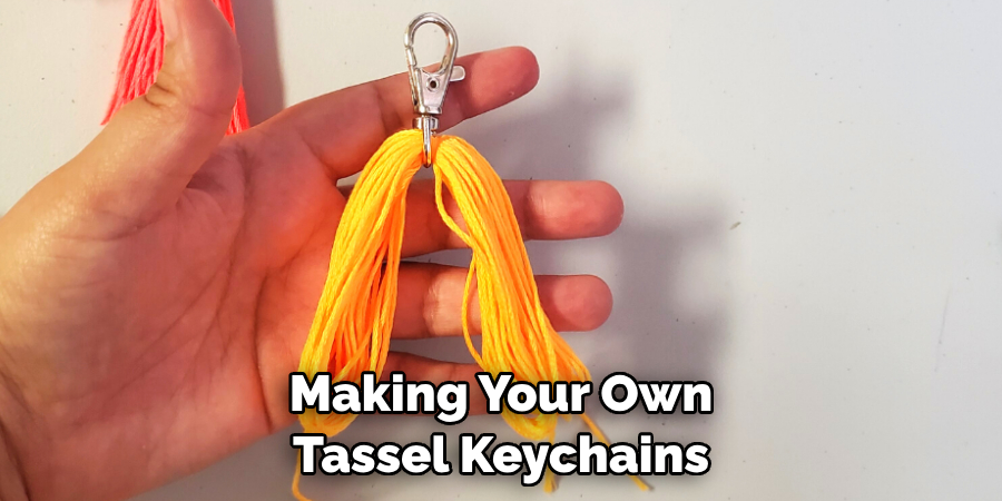 Making Your Own Tassel Keychains