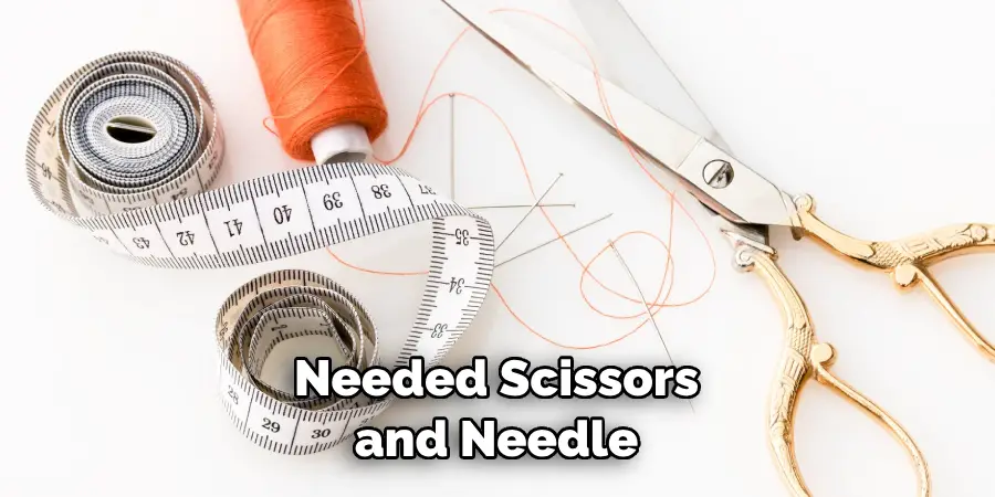 Needed Scissors and Needle
