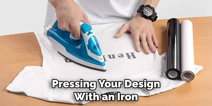 Pressing Your Design With an Iron