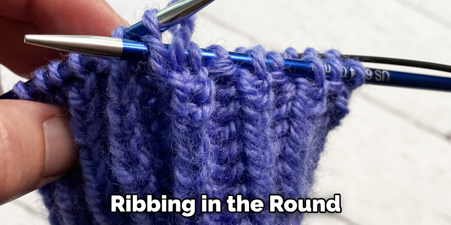 Ribbing in the Round