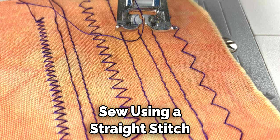 Sew Using a Straight Stitch