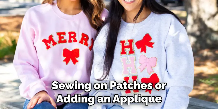 Sewing on Patches or Adding an Applique