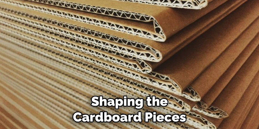 Shaping the Cardboard Pieces